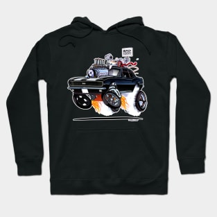 RAT POWER 1967 Camaro Black Hoodie